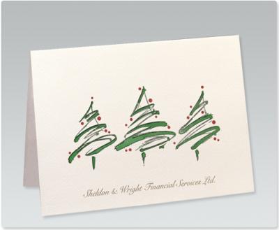 Green Foil Trees 9XMBELX409