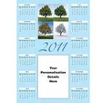 view large image and full details for Trees Flat Calendar MOCAL018AB